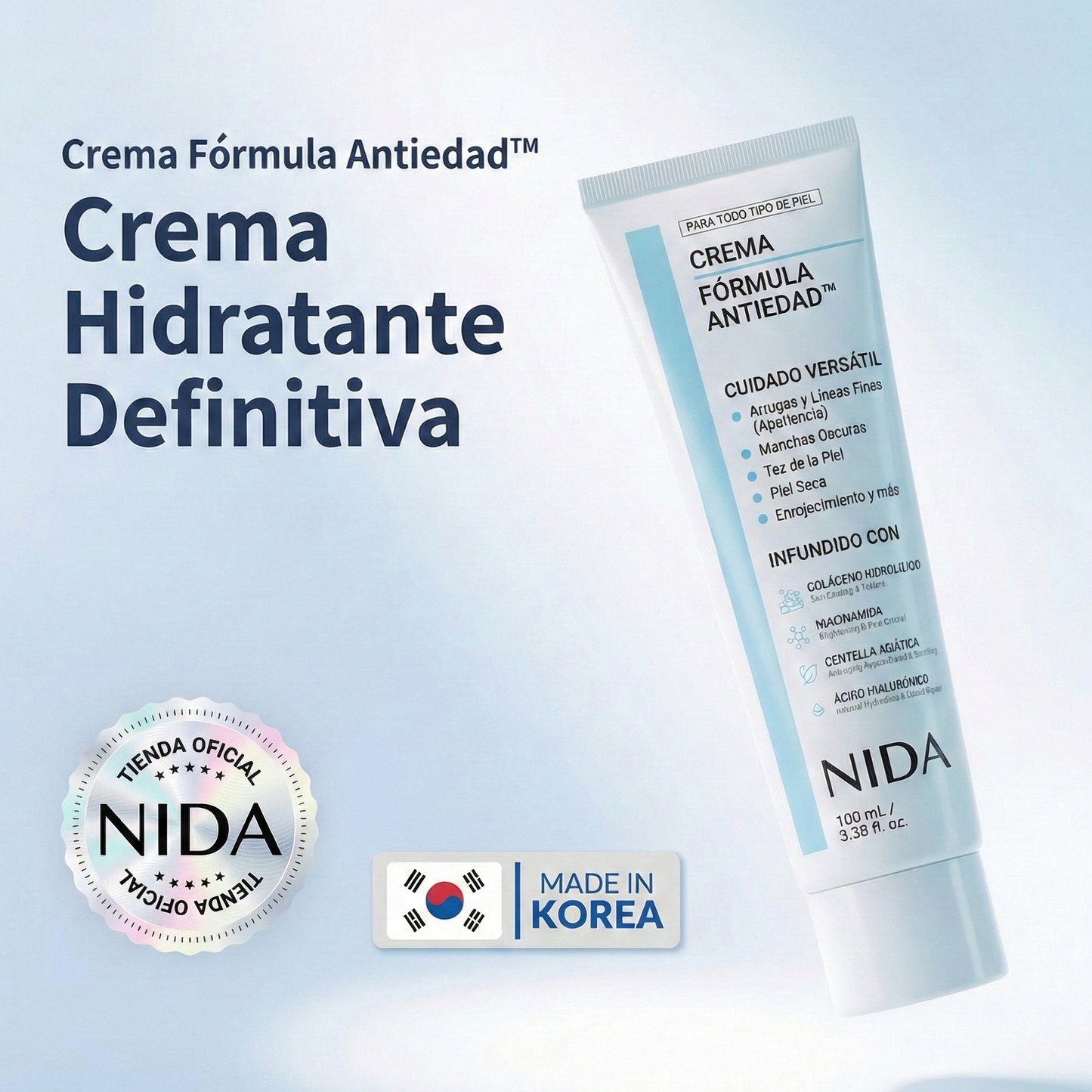 Crema Coreana Hidratante Antienvejecimiento